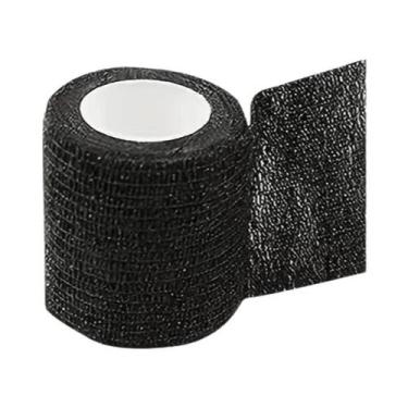 Imagem de Fita Adesiva Preta Impermeável Para Cobertura De Tatuagem, Bandagem Nã