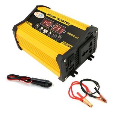Imagem de Inversor Carro Conversor Dc Ac 12V-220V 4000W Tela Led - Torelli, Padr