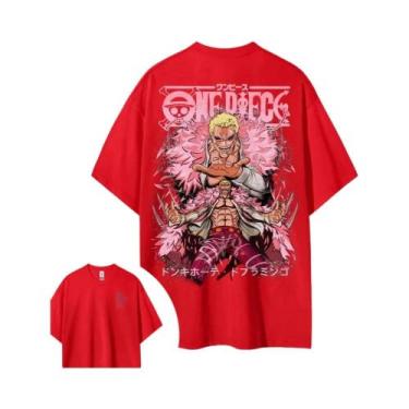 Imagem de Roupa Unissex De Manga Curta Doflamingo, Confortável E Casual, Para Ca