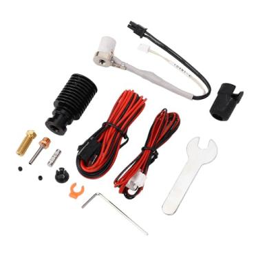 Imagem de FTVOGUE Kit de Extremidade Quente de Cerâmica Bocal de Haste de Aquecimento para Impressora 3D de Alta Temperatura Com Prevenção de Vazamento para PLA ABS PETG, Compatível Com Sistemas 3D Cubepro