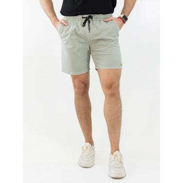 Imagem de Short Masculino Sarja Estonado Elástico Algodão Elastano Anticorpus-Masculino