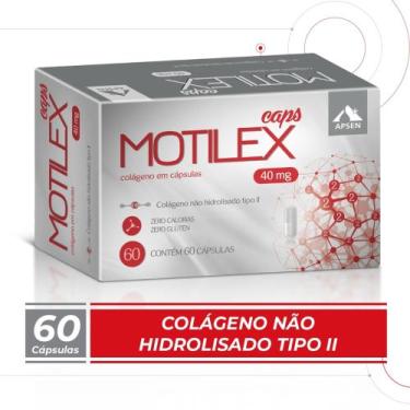 Imagem de Motilex Colágeno Tipo Ii 40mg Com 60 Cápsulas - Apsen
