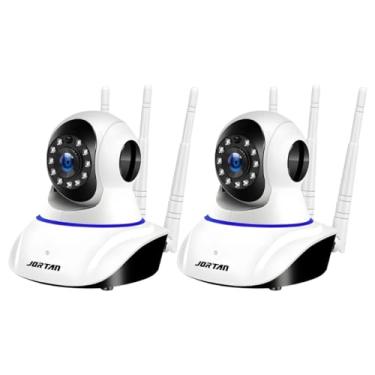 Imagem de ANJ.GG Câmera de Segurança Interna/Externa, Estilo Domo, 720p/1080p, Detecção de Movimento, Monitoramento Residencial, M6*2, Wi-Fi/Com Fio, Visão Noturna, Áudio 2 Vias, AC/DC, Wi-Fi, App