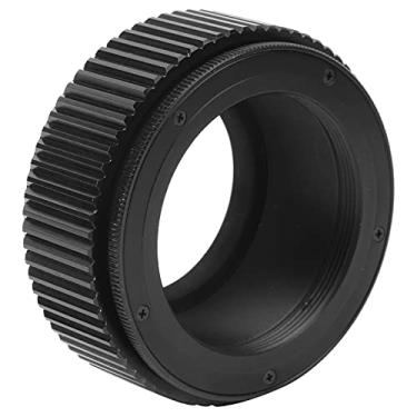Imagem de Cryfokt Tubo de Extensão Macro Helicoidal Com Foco Ajustável da Câmera para Fotografia Macro, Tubo Helicoidal Com Foco de 25-55 Mm para Acessórios de Câmera, Liga de Alumínio Preto