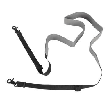 Imagem de KIMISS Cordão de Alça de Pescoço Com Controle Remoto de Drone de Couro PU Ajustável para RC 2, RC Pro Mini 4, Air 3, Mini 3, Mavic Pro - Suporte de Ombro Confortável