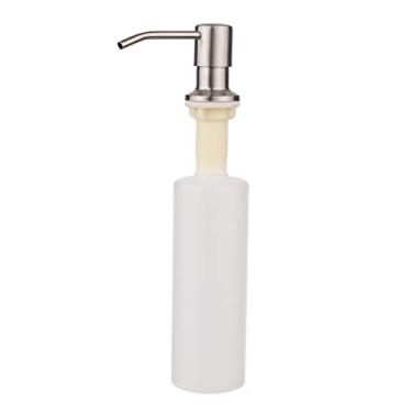 Imagem de Dispenser de Sabonete Portátil 300ml Loção com Bomba Aço Inoxidável para Banheiro Cozinha Quarto Recarregável Reutilizável Garrafa ABS Resistente à Corrosão Ferrugem Bico Longo Fácil Usar Multifuncion