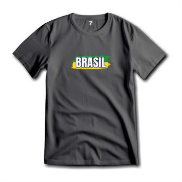 Imagem de Camiseta Brasil Patriota Unissex Malha Fria Antipilling - Sete Sete Es