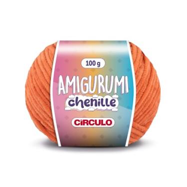 Imagem de Linha Amigurumi Chenille - Circulo - 100g - 110 metros - 909 TEX (4140-Tijolo)