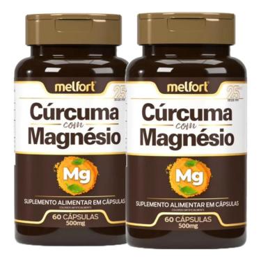 Imagem de Kit 2x Cúrcuma com Magnésio 60 Cápsulas 500mg Melfort-Unissex