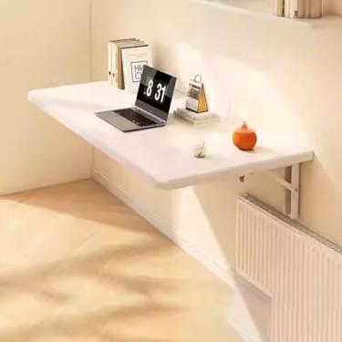 Imagem de Mesa dobrável montada na parede mesa de cozinha mesa de parede dobrável lavanderia mesa de parede dobrável mesa flutuante economia de espaço para sala de jantar estudo cozinha escritórios quartos