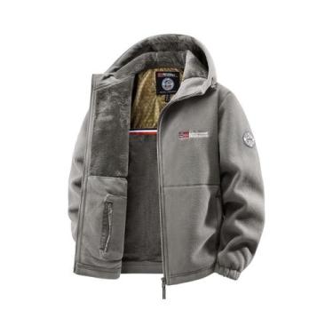 Imagem de Jaqueta Masculina Com Capuz Para Outono E Inverno, Moda Versátil Para 