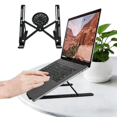Imagem de Suporte de laptop dobrável ajustável para uso em mesa e mesa