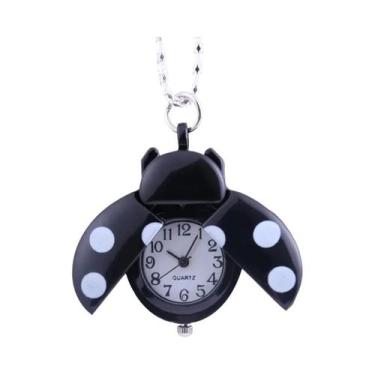 Imagem de Relógio De Bolso Em Forma De Besouro Dourado Pequeno E Fofo, Leve, Com