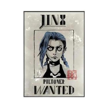 Imagem de Pôster Minimalista De Graffiti Da Série Jinx Arcane Temporada 2, Pintu