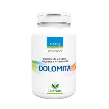 Imagem de Dolomita - 60 Cápsulas (600mg) - Vital Natus
