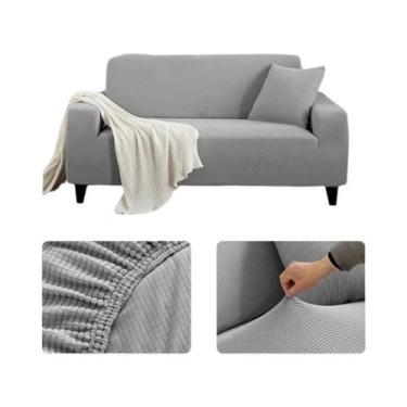Imagem de Capa De Sofá Jacquard Elástica Versátil Para Sofás De 1, 2, 3, 4 E 5 L