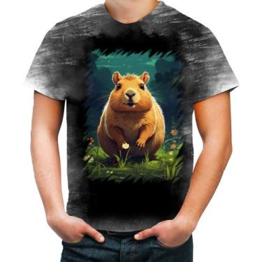 Imagem de Camiseta Desgaste Capivara do Bem Animalzinho 3 - Kasubeck Store®, Bab