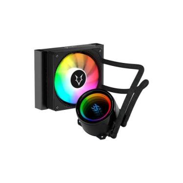 Imagem de Water Cooler Husky Glacier, Iluminação ARGB, 120mm, AMD e Intel, Preto