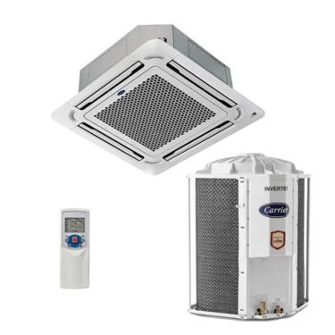 Imagem de Ar Condicionado Split Cassete 4 Vias Carrier Inverter 36000 BTUs Frio R32 220V