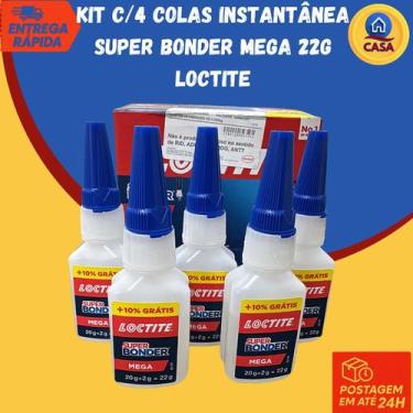Imagem de Kit 5 Colas Instantânea Super Bonder Mega 22g - Loctite
