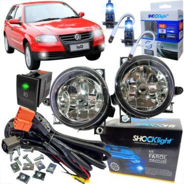 Imagem de Kit farol de milha linha volkswagen g4 gol parati saveiro de 2006 até 