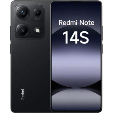 Imagem de Celular Redmii Note 14S 256GB Global 8GB Preto 4G, Display 6.67, Hyper