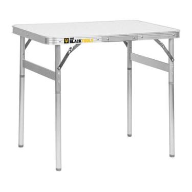 Imagem de Mesa De Camping Dobrável Vira Maleta Em Alumínio 60x45cm The Black Too