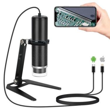 Imagem de Microscópio digital USB Cainda 50x-1600x com ampliação HD