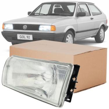 Imagem de Farol Dianteiro Esquerdo Motorista Volkswagen Gol Saveiro Parati Voyag