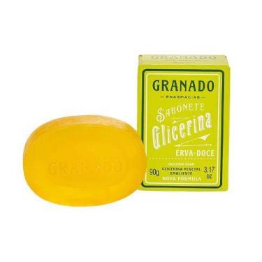 Imagem de Sabonete barra granado glicerina 90g erva doce
