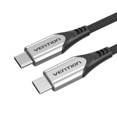 Imagem de Cabo Carregador Celular Usb Tipo C 3.1 50cm 60w Vention - Bbacomercio