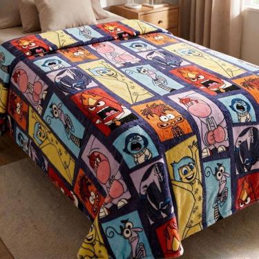 Imagem de Manta Infantil Soft Fun 150x200CM 100% Poliéster Macio Roxo Jolitex