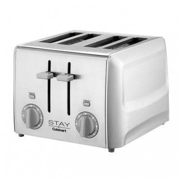 Imagem de Torradeira Pop Up 4 Fatias Cuisinart Aço Inoxidável Prata 4 Ranhuras 120V