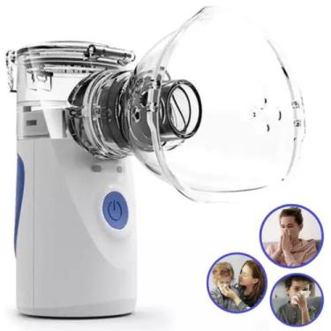 Imagem de Inalador Nebulizador Ultrassônico Rede Vibratória USB Portátil Silênci
