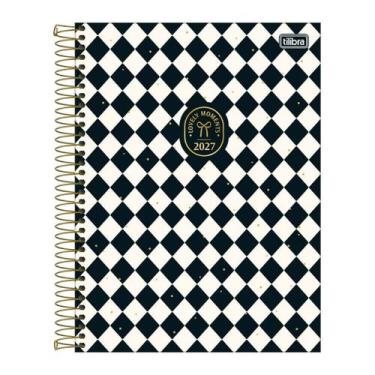 Imagem de Agenda Espiral Diária West Village M9 2027- Tilibra Cor 2, Cor 2