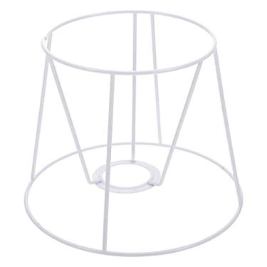 Imagem de SEWACC Abajur de arame vintage gaiola de proteção de lâmpada cúpula capa de proteção de luz de metal suporte de lâmpada para lâmpada de mesa e luz de chão