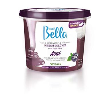 Imagem de Cera Depilatória Hidrossolúvel Natural Açaí Pelos Grossos - 300G, Depil Bella, 100g