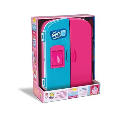 Imagem de DiverToys Geladeira 1.1kg Plástico ORIGINAL Congelador Top Cozinha Apartamento Escritório Dormitório