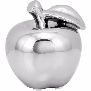 Imagem de Citrus Adorno 17cm Ceramica Bra/cobre Av Abacaxi Home & Co Único