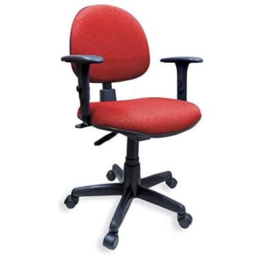 Imagem de Cadeira Executiva Ergonômica-1910 backsysten Nr17 da ABNT com regulagem de Braço - Cor Preto (J.serrano cor: Vermelha)