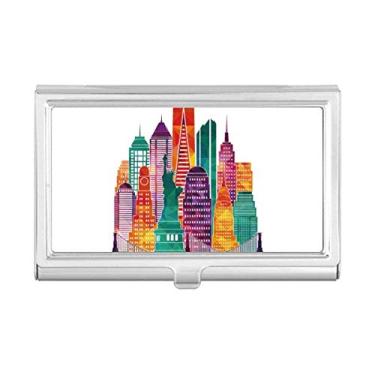 Imagem de USA America Beautiful Castle Architecture Porta-cartões de visita Carteira de bolso