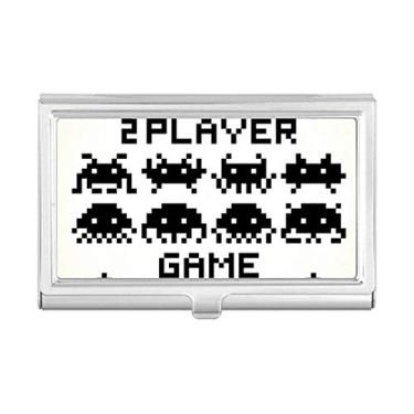 Imagem de Players Game Over Little Monster Pixel Porta-cartões de visita