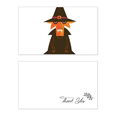 Imagem de Wizard Fear Halloween Ghost Happy Thank You Card Birthday Paper Greeting Wedding Repreciation