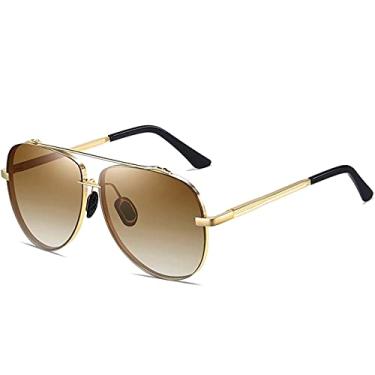 Imagem de Óculos de Sol Masculino Banned 1976 Aviador Moda Retro Óculos Polarizados com Proteção Uv400 (C1)