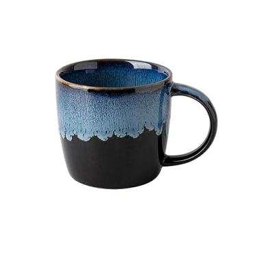 Imagem de SALFEE Caneca de cerâmica criativa de 400 ml Copos de café retrô xícara de café da manhã canecas xícaras de café