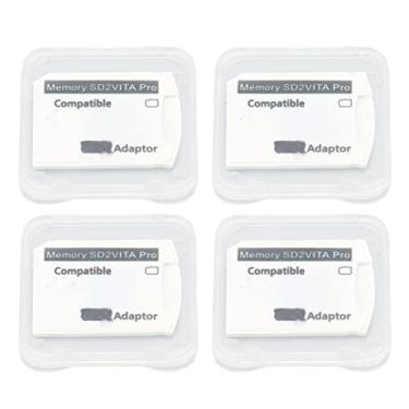 Imagem de Para PS Vita Memory Card Adapter, 4Pcs Adapter Para PS Vita 1000 2000 Para PS TV, Plug and Play