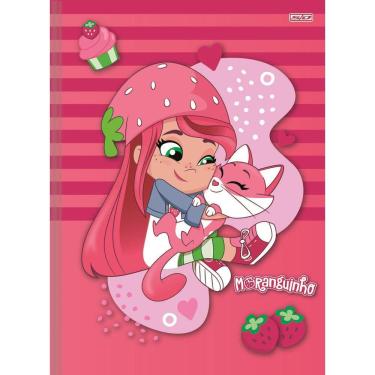 Imagem de Caderno Costurado Moranguinho 1/4 CD 80 Folhas São Domingos