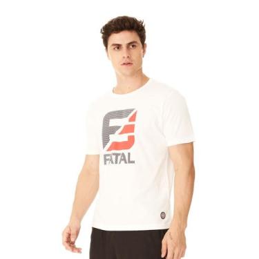 Imagem de Camiseta Fatal Estampada Off White