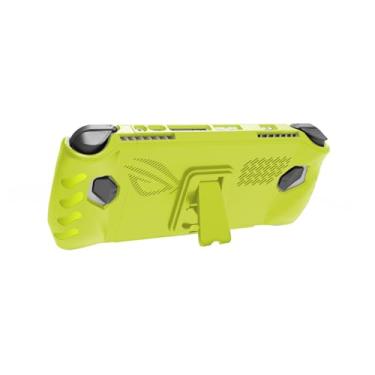 Imagem de Capa macia de TPU com proteção total para console de jogos ROG Ally, capa protetora macia à prova de choque com suporte