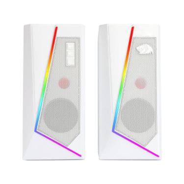 Imagem de Caixa de Som Gamer Anvil RGB GS520W Branco